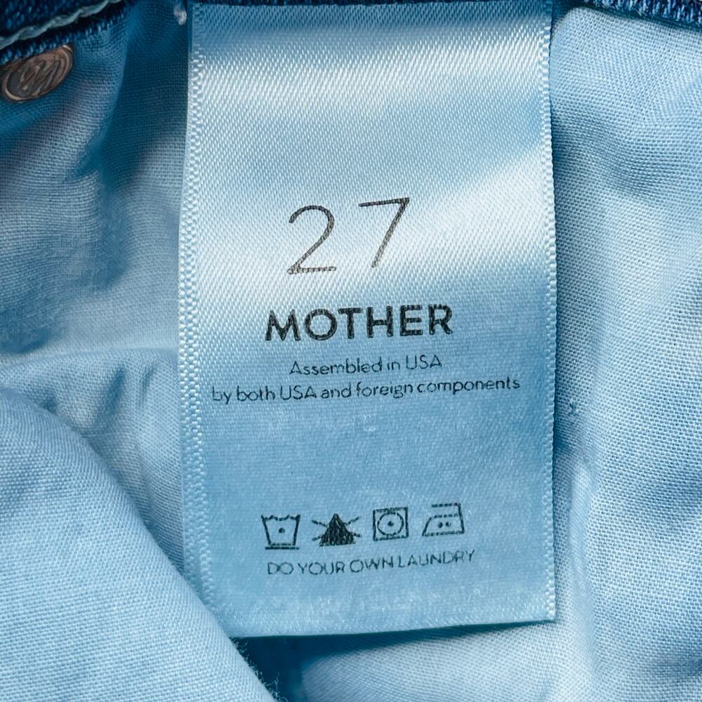 Mother The Tomcat Ankle Jeans womens sz 27 Night clubbing wash straight leg - Picture 6 of 13